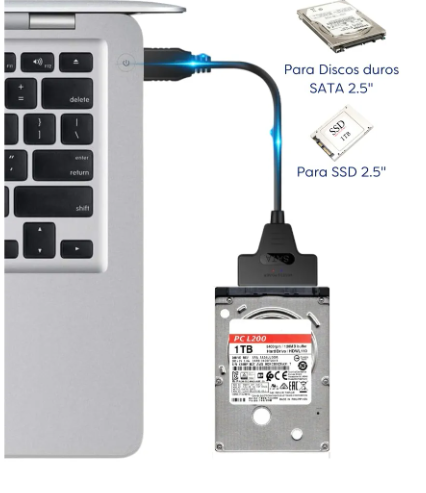 Convertidor USB a sata