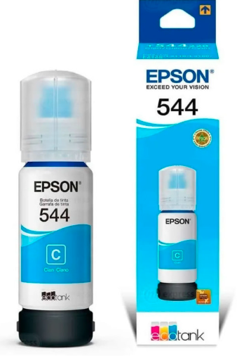 Tinta de impresora original azul