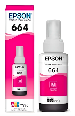 Tinta de impresora original magenta 664 