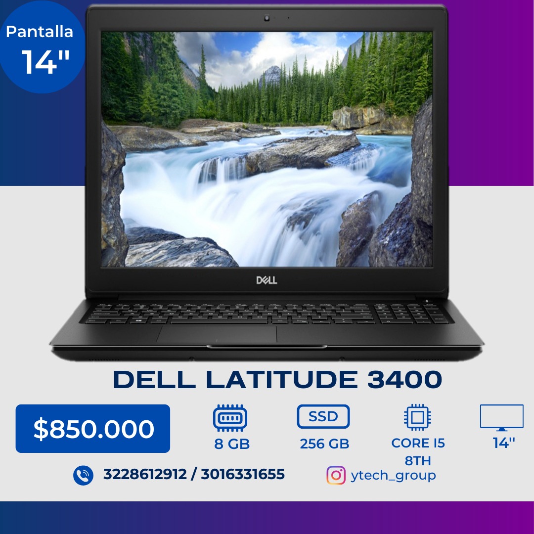 Portátil Dell latitude 3400 14"