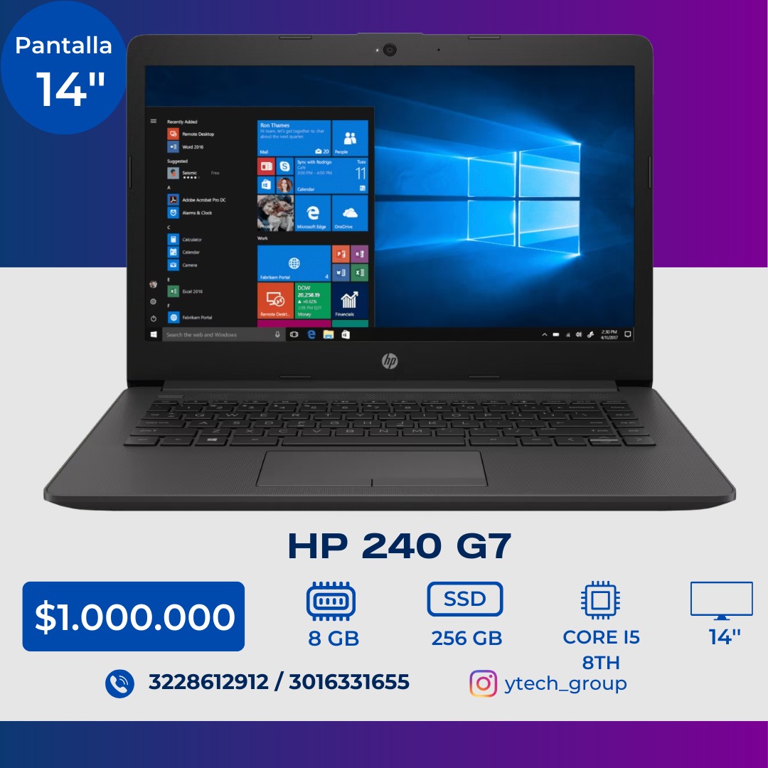 Portátil HP 240 G7 14"